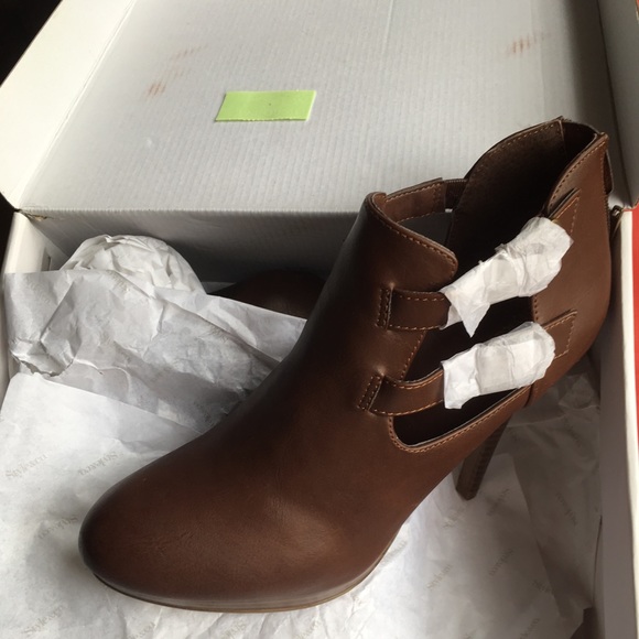 Style & Co. SARAAH sz 8.5 NWT Vegan Leather heels - Picture 4 of 6